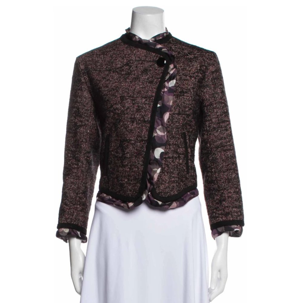 Jean Paul Gaultier Tweed Evening Blazer Jacket Size 6 - Picture 1 of 5